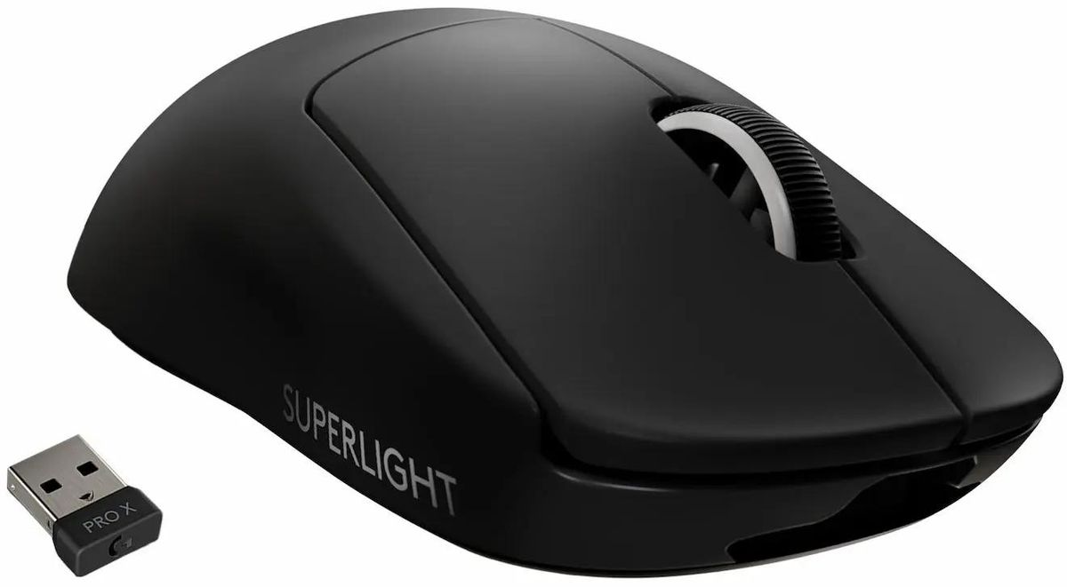 Мышь Logitech G Pro X Superlight, игровая, оптическая, беспроводная, USB, черный [910-005880]